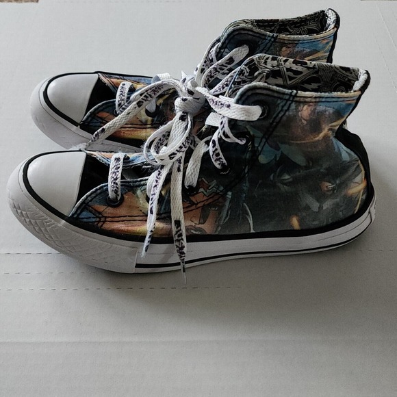 Converse Justice League Superman Batman Chuck Taylor All-Star High Youth Size 1 - Picture 6 of 10